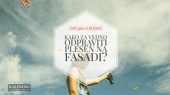 Kako za vedno odpraviti plesen na fasadi