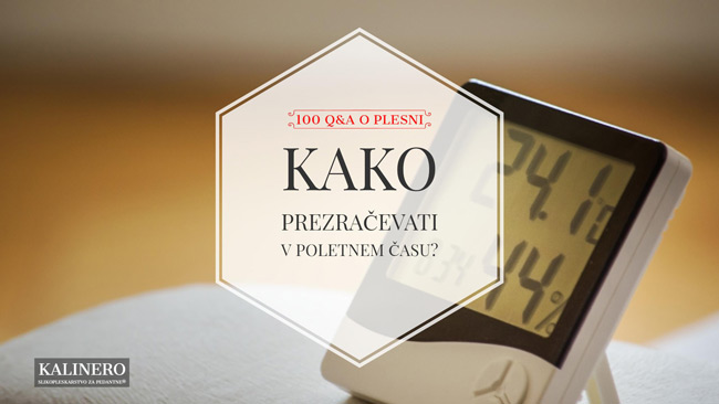 Kako prezracevati v poletnem casu