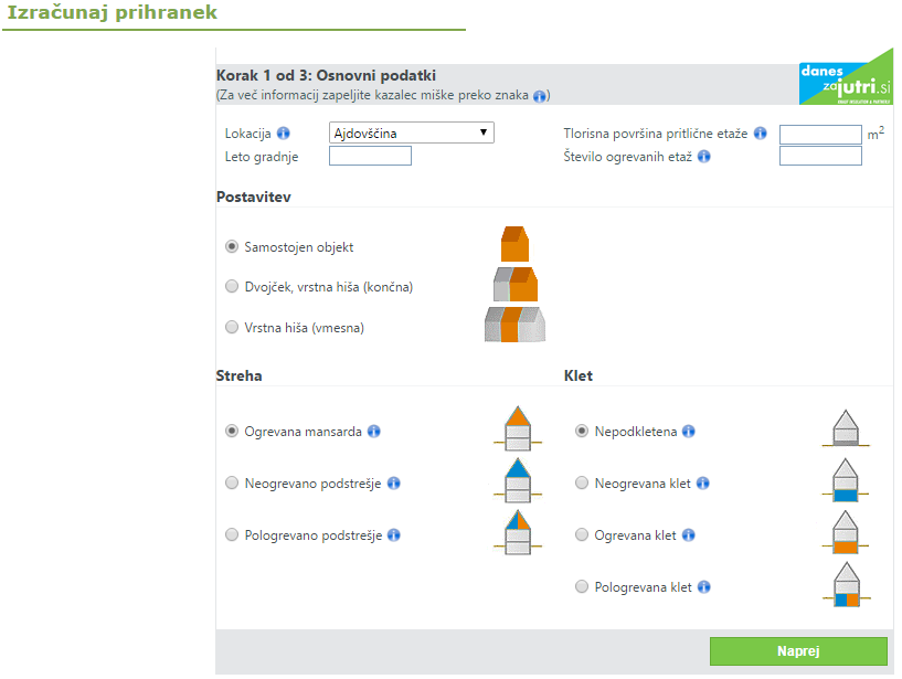 izračunaj prihranek knauf insulation